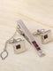 Men's Geometric Formal Tie Clip with Rhinestones