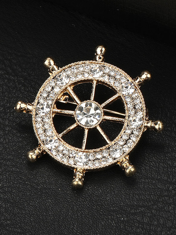 Men's Delicated Rhinestones Unique Brooch