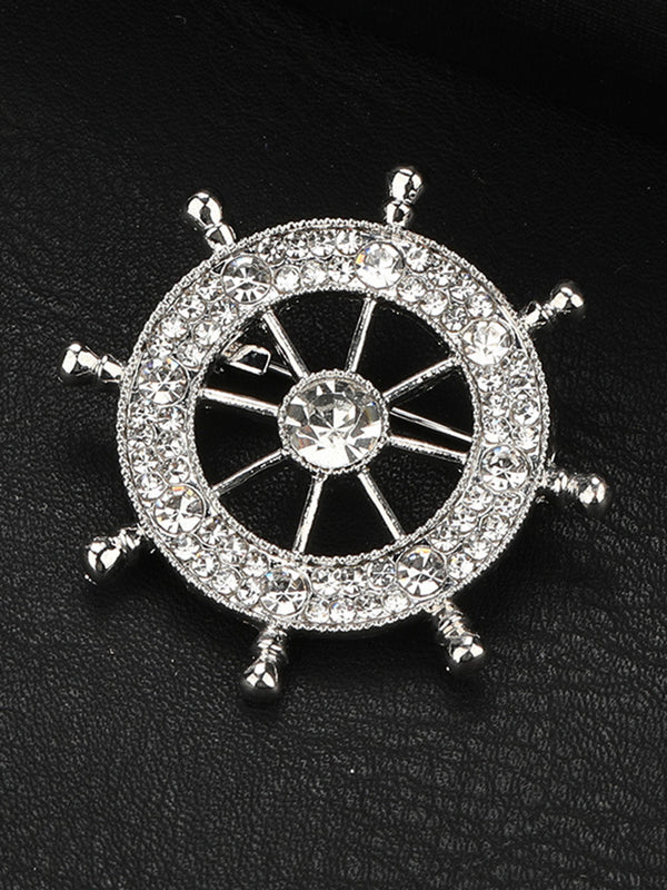 Men's Delicated Rhinestones Unique Brooch