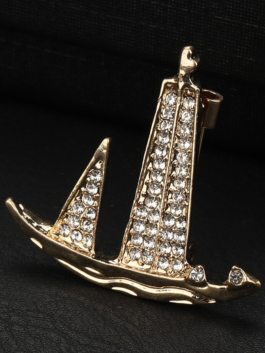 Men's Delicated Rhinestones Unique Brooch