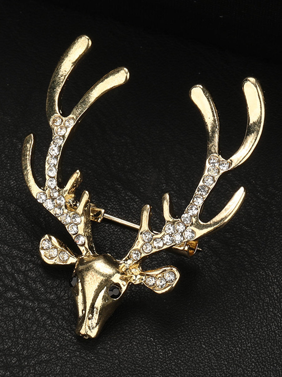 Men's Delicated Rhinestones Unique Brooch