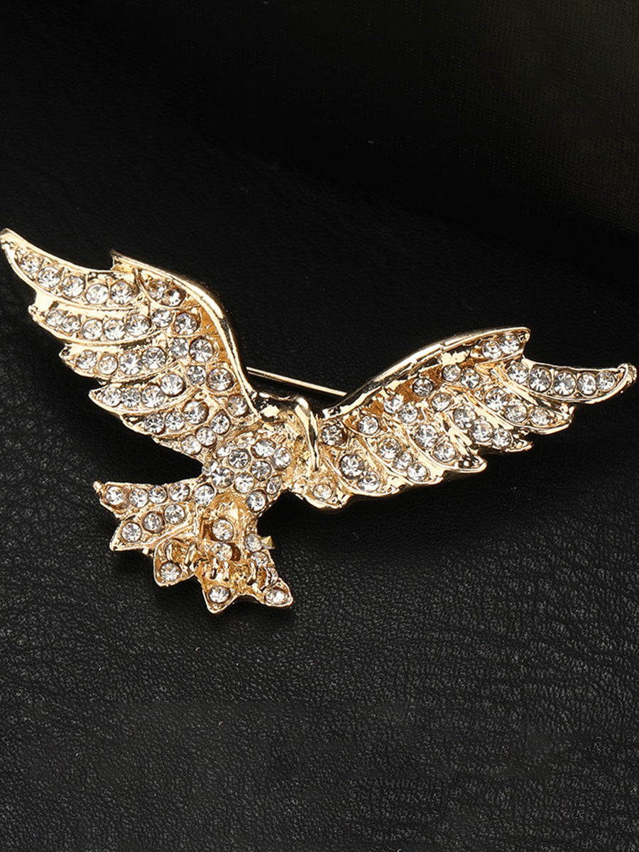 Men's Delicated Rhinestones Unique Brooch