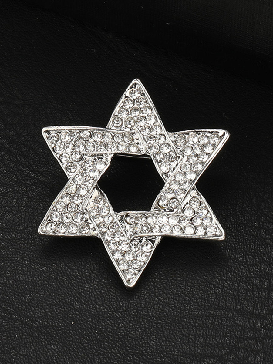 Men's Delicated Rhinestones Unique Brooch