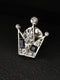 Men's Delicated Rhinestones Unique Brooch