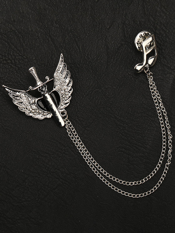 Men's Delicated Rhinestones Unique Brooch