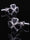Men's 2Pcs Simple Geometric Metal Cufflinks