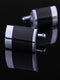 Men's 2Pcs Simple Geometric Metal Cufflinks