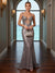Trumpet/Mermaid Spaghetti Straps Sweep Train Evening Dresses with Sequins