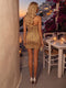 Sheath/Column Sleeveless Strapless Short/Mini Homecoming Dresses with Rhinestone & Sequins