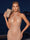 Trumpet/Mermaid Halter Sleeveless Sweep train/brush train Evening Dresses with Rhinestone & Keyhole