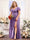 A-Line V-Neck Short Sleeves Split Side Chiffon Plus Size Bridesmaid Dresses