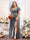 A-Line V-Neck Short Sleeves Split Side Chiffon Plus Size Bridesmaid Dresses