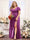 A-Line V-Neck Short Sleeves Split Side Chiffon Plus Size Bridesmaid Dresses