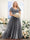 A-Line V-Neck Short Sleeves Split Side Ruched Chiffon Plus Size Bridesmaid Dresses