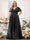 A-Line V-Neck Short Sleeves Chiffon Plus Size Bridesmaid Dresses with Pockets