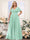 A-Line V-Neck Short Sleeves Chiffon Plus Size Bridesmaid Dresses with Pockets