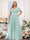 A-Line V-Neck Short Sleeves Chiffon Plus Size Bridesmaid Dresses with Pockets