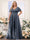 A-Line V-Neck Short Sleeves Chiffon Plus Size Bridesmaid Dresses with Pockets