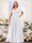 A-Line V-Neck Short Sleeves Chiffon Plus Size Bridesmaid Dresses with Pockets