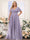 A-Line V-Neck Short Sleeves Chiffon Plus Size Bridesmaid Dresses with Pockets