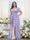 A-Line V-Neck Short Sleeves Split Side Chiffon Plus Size Bridesmaid Dresses with Pockets