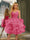 Spaghetti Straps Sleeveless Knee-Length Ball Gown Dresses with Ruffles