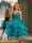 Spaghetti Straps Sleeveless Knee-Length Ball Gown Dresses with Ruffles