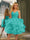 Spaghetti Straps Sleeveless Knee-Length Ball Gown Dresses with Ruffles