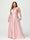 A-Line/Princess Spaghetti Straps Sleeveless Plus Size Bridesmaid Dresses