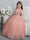 Crew Neck Tulle Flower Girl Dresses with Bowknot & Beading Waist