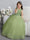 Crew Neck Tulle Flower Girl Dresses with Bowknot & Beading Waist