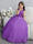 Crew Neck Tulle Flower Girl Dresses with Bowknot & Beading Waist