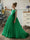 Crew Neck Tulle Flower Girl Dresses with Pearls & Satin Bowknot