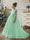 Crew Neck Tulle Flower Girl Dresses with Pearls & Satin Bowknot
