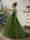 Crew Neck Tulle Flower Girl Dresses with Pearls & Satin Bowknot