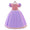 Ball-Gown Tulle Scoop Short Sleeves Flower Girl Dresses with Sequins & Appliques