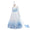 A-Line/Princess Scoop Long Sleeves Flower Girl Dresses with Printed Flowers & Watteau Train