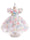 Ball Gown Scoop Short Sleeves Printed Floral Flower Girl Dresses