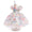 Ball Gown Scoop Short Sleeves Printed Floral Flower Girl Dresses