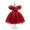 Ball Gown Scoop Short Sleeves Printed Floral Flower Girl Dresses