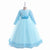 Ball Gown Scoop Long Sleeves Sequined Christmas Dresses for Girls