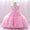 Ball Gown V-Neck Sleeveless Knee-Length Ruched Christmas Dresses for Girls