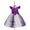 Scoop Sleeveless Knee-Length Printed Floral Christmas Dresses for Girls