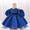 Ball Gown Off-the-Shoulder Short Sleeves Satin Christmas Dresses for Girls