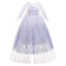 A-Line/Princess Scoop Long Sleeves Flower Girl Dresses with Printed Flowers & Watteau Train