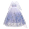 A-Line/Princess Scoop Long Sleeves Flower Girl Dresses with Printed Flowers & Watteau Train