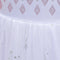 A-Line/Princess Scoop Long Sleeves Flower Girl Dresses with Printed Flowers & Watteau Train