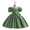 Ball Gown Scoop Puff Sleeves Flower Girl Dresses with Bowknot