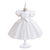 Ball Gown Scoop Puff Sleeves Flower Girl Dresses with Bowknot