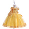 Ball Gown Off-the-Shoulder Sleeveless Flower Girl Dresses with Appliques & Bow Knot